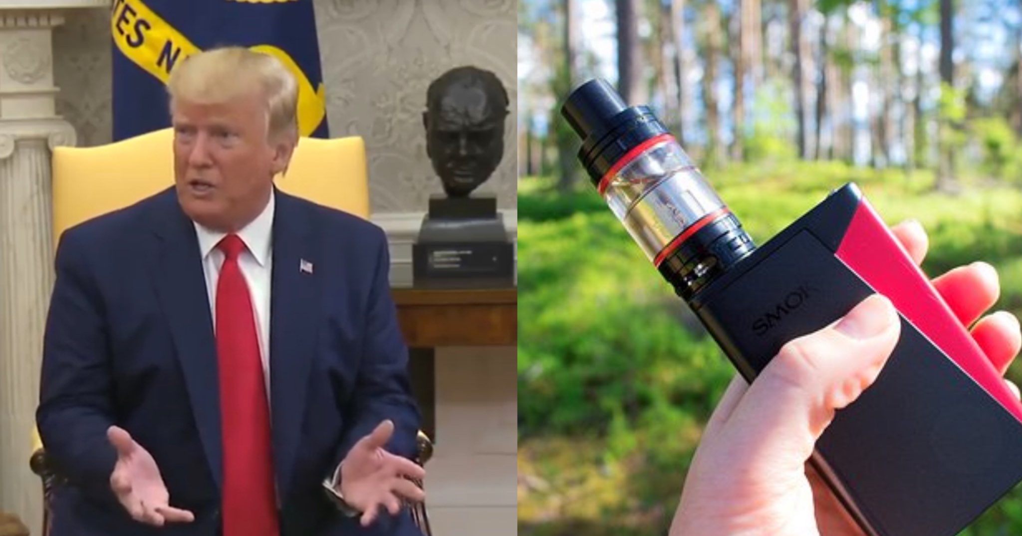 Trump Softens Rhetoric On Vape Ban After Bipartisan Backlash - Media ...