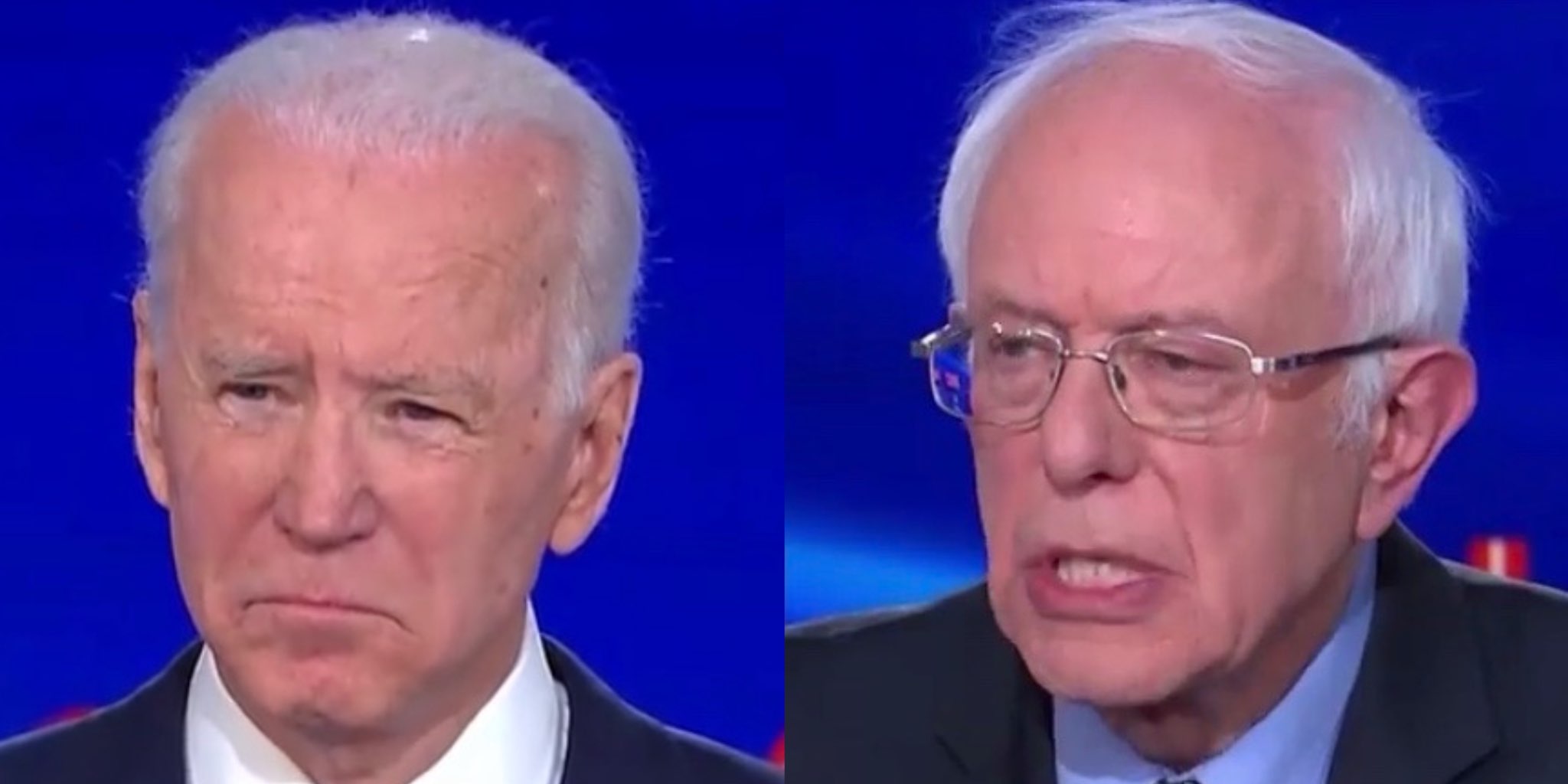 Democrat Debate: Bernie Attacks Biden on Healthcare, Biden Responds 'I ...