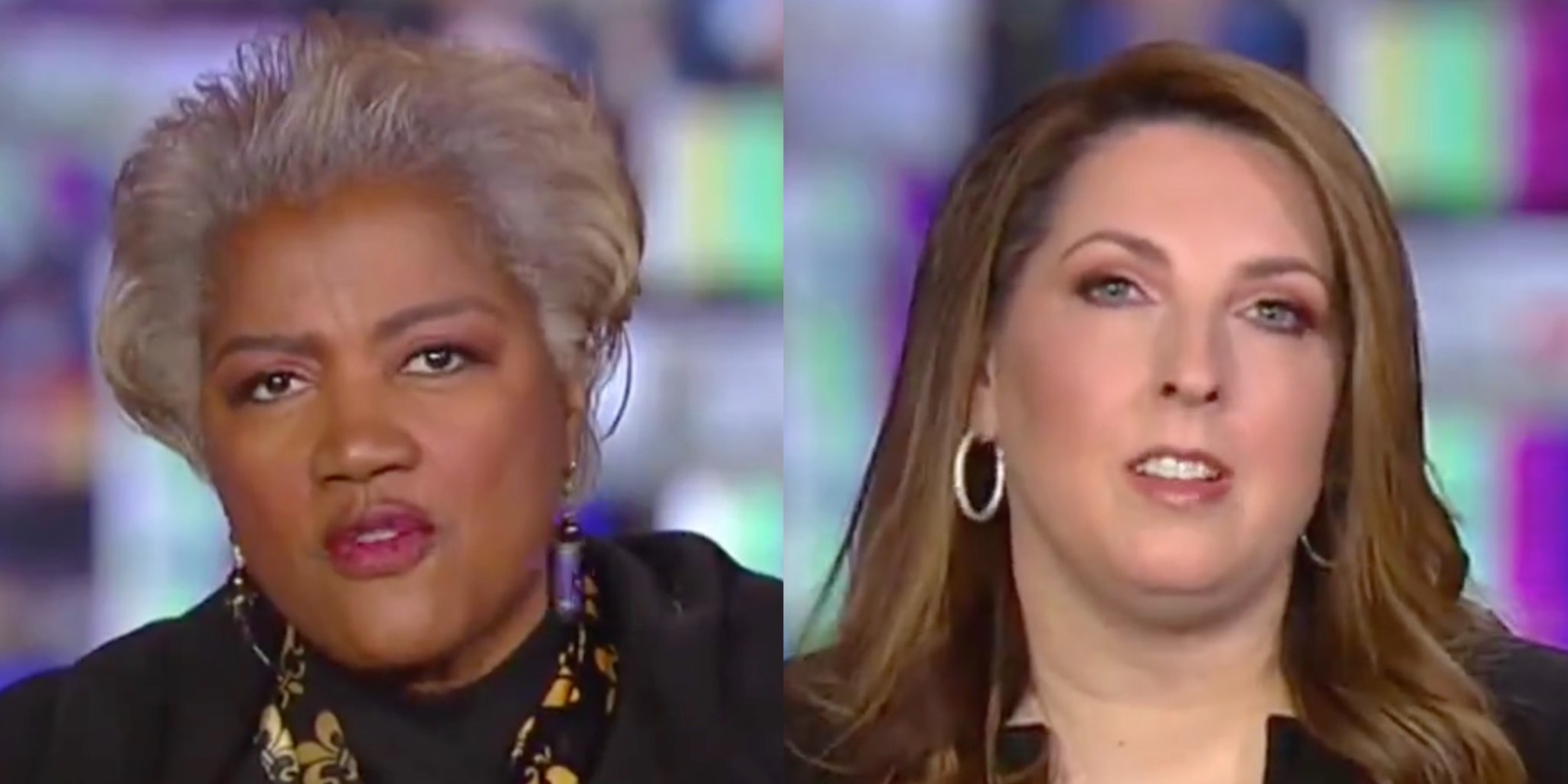 Donna Brazile Goes off the Deep End, Tells Ronna McDaniel to "Go to