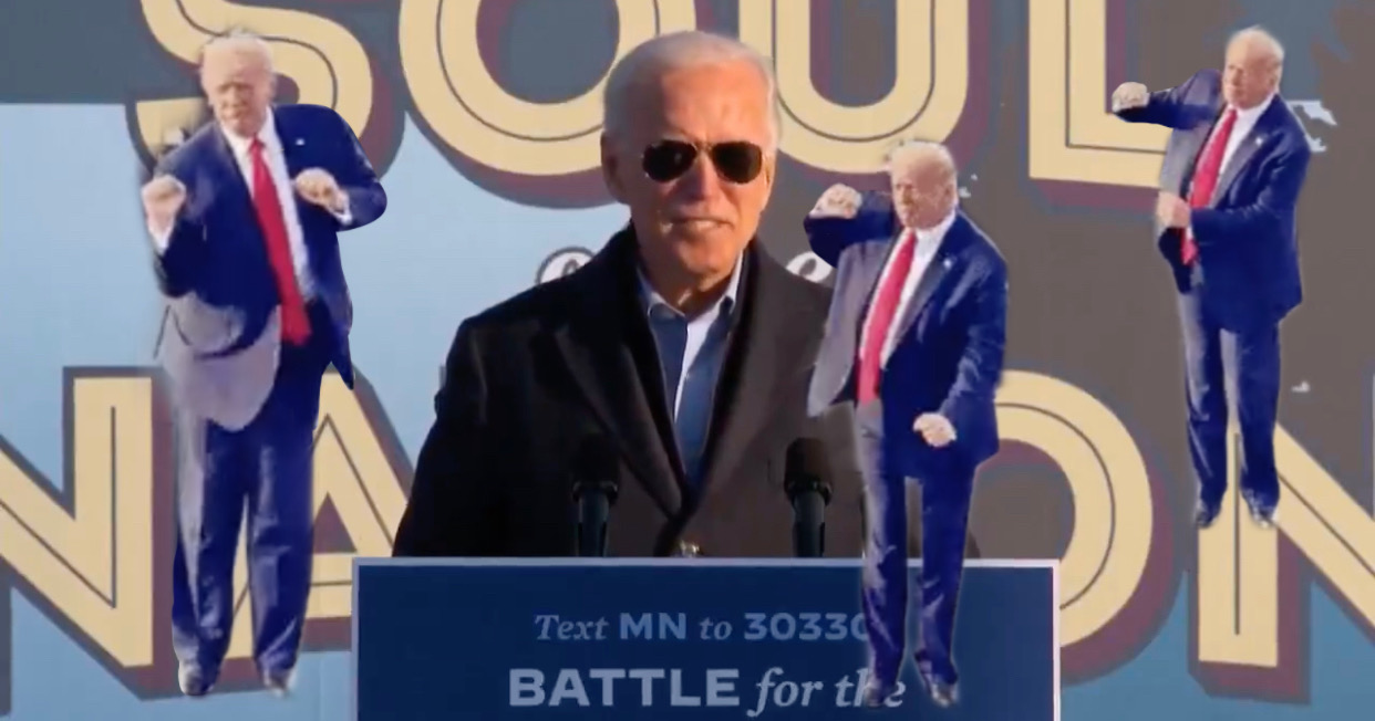 Biden Gets Furious Over Disrupters Honking Horns and Yelling at His ...