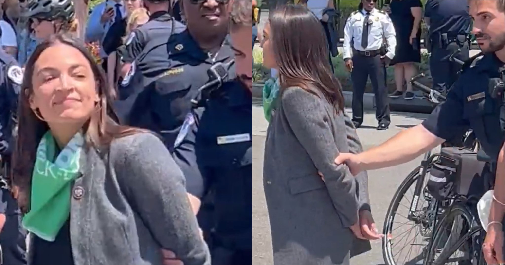 AOC Appears To Be Among 16 Congressmen Arrested At SCOTUS Protest But ...