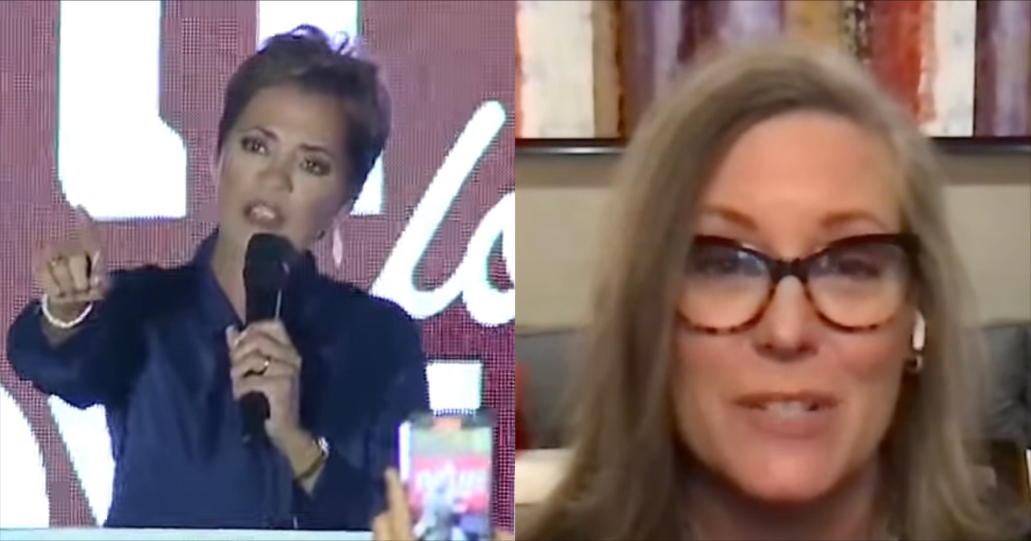 Kari Lake Taunts Arizona Gubernatorial Opponent Katie Hobbs For ...