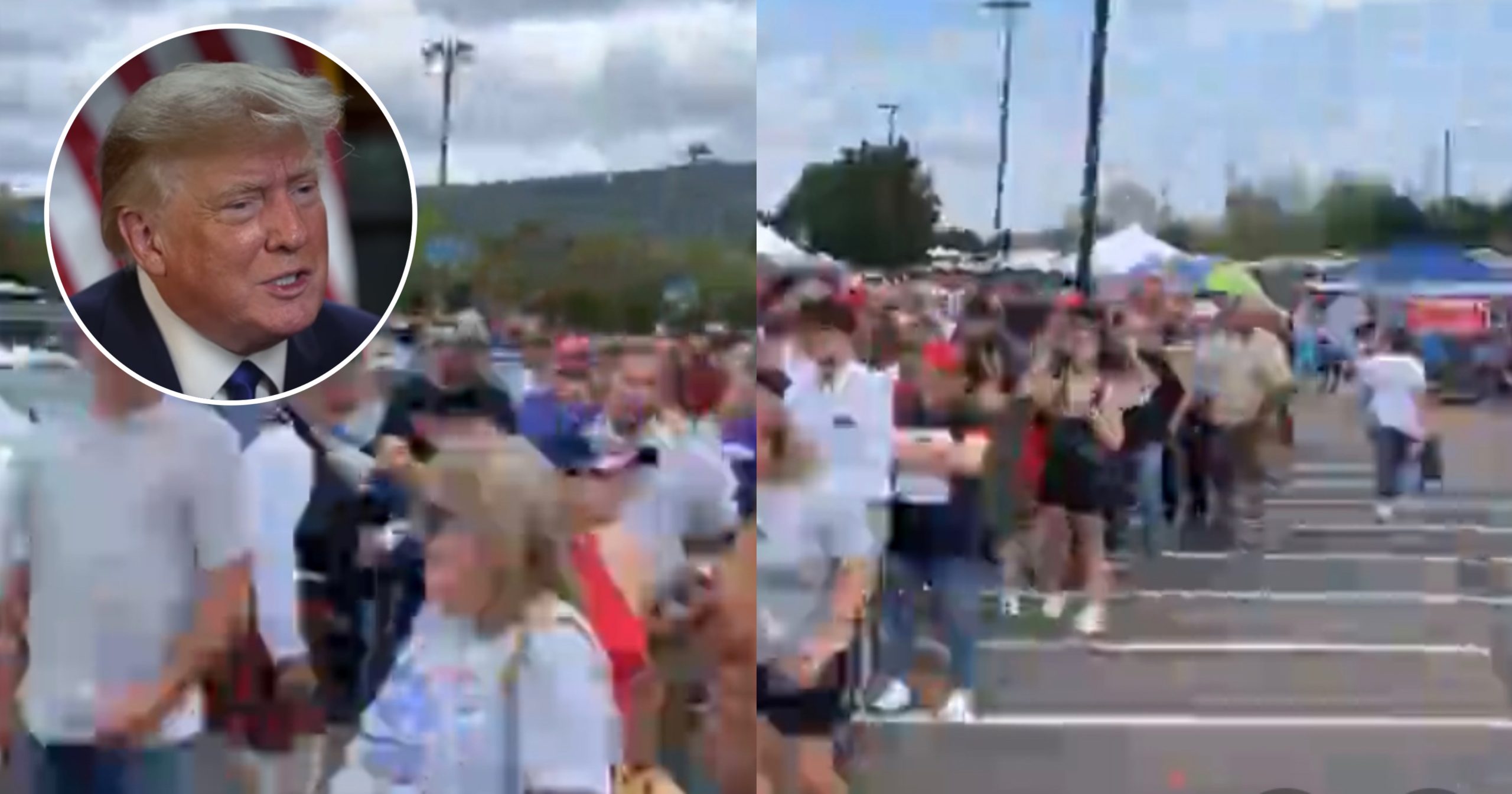 Line for Pennsylvania Trump Rally Seems Endless as the former President Pushes Forward: ’Get Smart America, We are Losing Our Country!!!’ - Media Right News