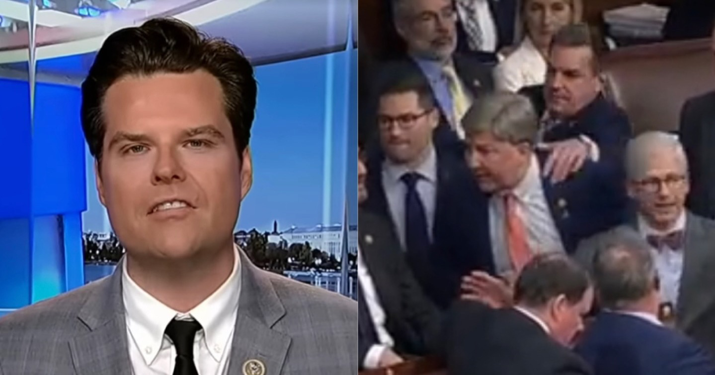 GOP Rep Mike Rogers Restrained After Lunging At Matt Gaetz During Tense ...