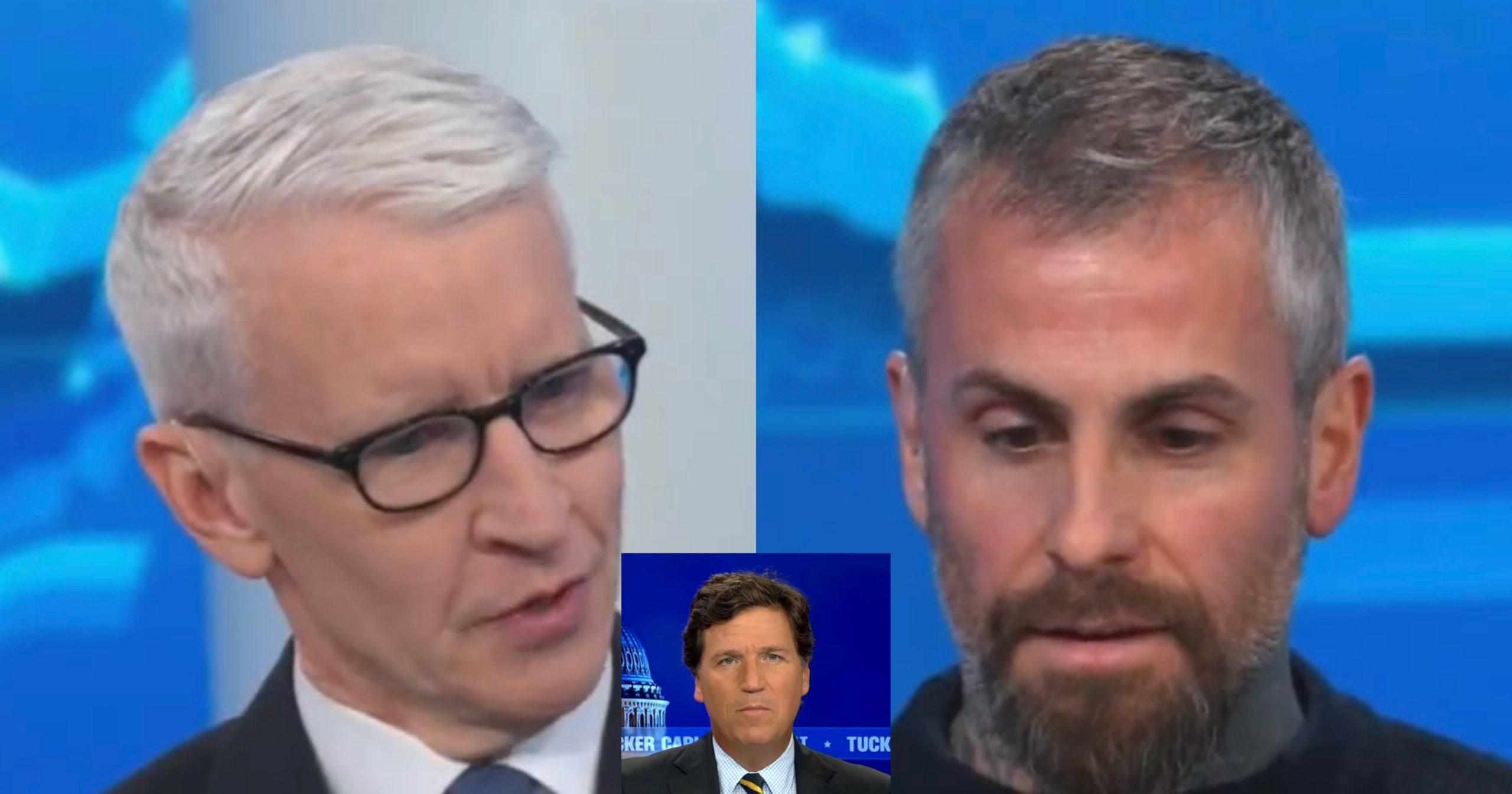 Anderson Cooper Talks with Michael Fanone as they Claim Tucker Carlson